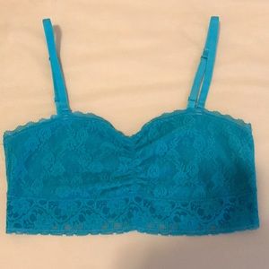 Blue bralette top